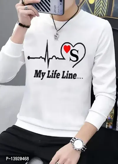 Polyester Round Neck Casual Type Full sleeve Men Tshirt-thumb0