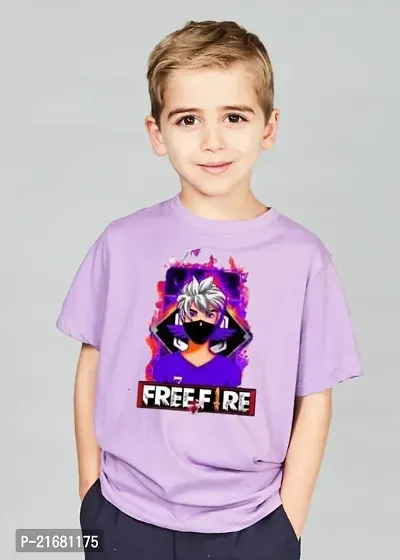Kids Boys Printed Half Sleeve T-shirt-thumb0