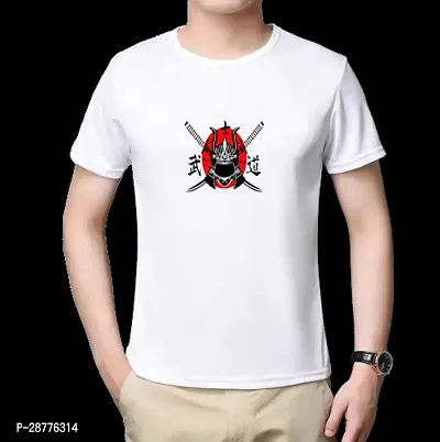 Classic Polyester Printed Tshirt for Men-thumb0