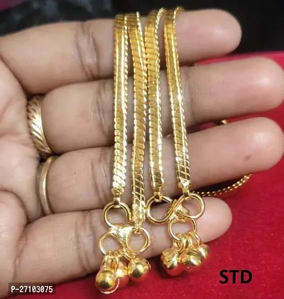 GOLD STD PLAINS ANKLETS