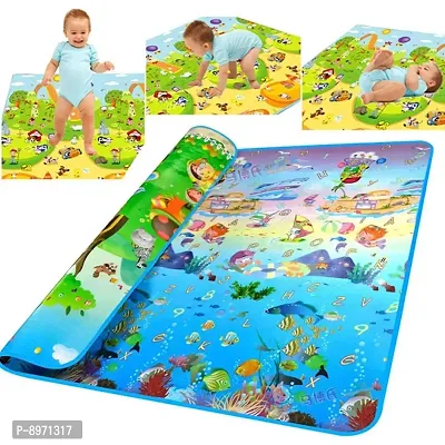 Ardith Double Sided Water Proof Baby Mat Carpet Baby Crawl Play Mat Kids Infant Crawling Play Mat Carpet Baby Gym Water Resistant Baby Play (Standard)-thumb4