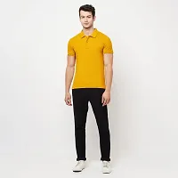 Odoky Cotton Matty Polo Neck Men's Tshirt-thumb1