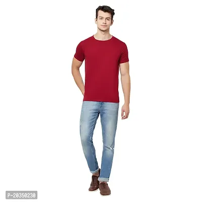 Odoky Cotton Round Neck Men's Tshirt-thumb2