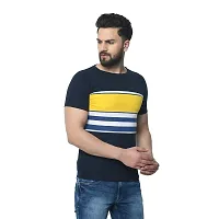 EXASIZE Multi Color Men's Cotton Tshirt-thumb2