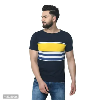 EXASIZE Multi Color Men's Cotton Tshirt