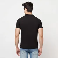 Odoky Cotton Matty Polo Neck Men's Tshirt-thumb3