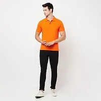 Odoky Cotton Matty Polo Neck Men's Tshirt-thumb1