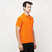 Odoky Cotton Matty Polo Neck Men's Tshirt-thumb2