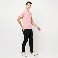 Odoky Cotton Matty Polo Neck Men's Tshirt-thumb1