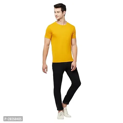 Odoky Cotton Round Neck Men's Tshirt-thumb2