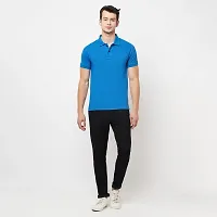 Odoky Cotton Matty Polo Neck Men's Tshirt-thumb1