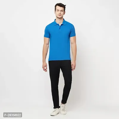 Odoky Cotton Matty Polo Neck Men's Tshirt-thumb2