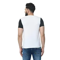 EXASIZE Multi Color Block Men's Cotton Tshirt-thumb3