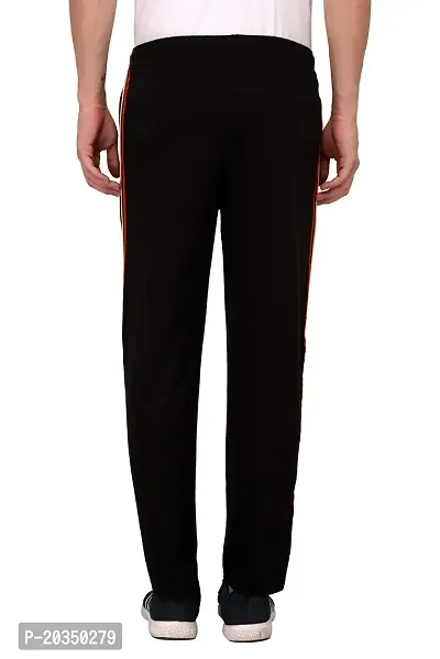 Odoky Black Cotton Casual Trackpant-thumb4