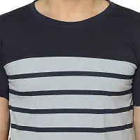Printed Trendy Designer Mens Multicolour T-shirt-thumb1