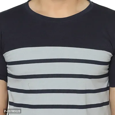 Printed Trendy Designer Mens Multicolour T-shirt-thumb2