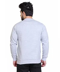 Regular Fit Fleece Casual Full Sleeve Round Neck Sweatshirt For Men-thumb1