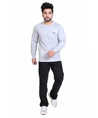Regular Fit Fleece Casual Full Sleeve Round Neck Sweatshirt For Men-thumb3