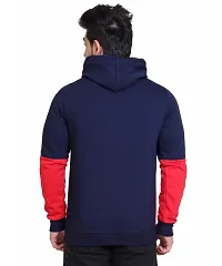 Regular Fit Fleece Cut and Sew Casual Full Sleeve Hooded Neck Sweatshirt For Men-thumb1