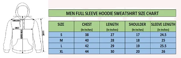 Regular Fit Fleece Cut and Sew Casual Full Sleeve Hooded Neck Sweatshirt For Men-thumb4