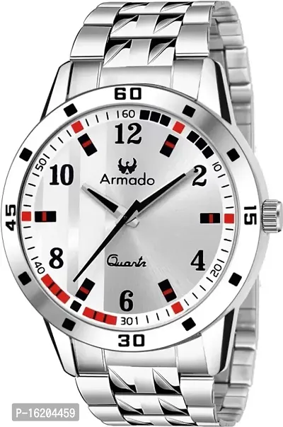 ARMADO 2508-SILVER NEW SERIES Analog Watch - For Men And Boys