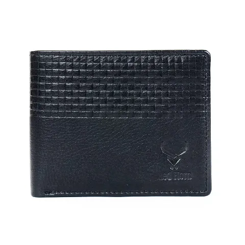 REDHORNS Genuine Leather Wallet for Men Slim Bi-Fold Gents Wallets with ATM Card & ID Slots Purse for Men
