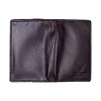 REDHORNS Genuine Leather Bi-fold Card Holder Money Wallet 16-Slot Slim Credit Debit Coin Purse for Men & Women (RD003L_Cherry)-thumb4