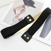 Stylish Elastic Fabric Waist Stretchy Belts For Women-thumb3