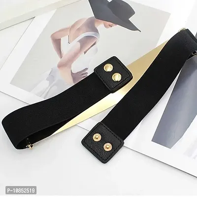 Stylish Elastic Fabric Waist Stretchy Belts For Women-thumb4