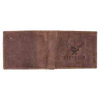 REDHORNS Genuine Leather Wallet for Men Slim Bi-Fold Gents Wallets with ATM Card ID Slots Purse for Men (303-Brown)-thumb4