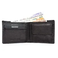 REDHORNS Stylish Genuine Leather Wallet for Men Lightweight Bi-Fold Slim Wallet with Card Holder Slots Purse for Men (RD344R2_Brown)-thumb1