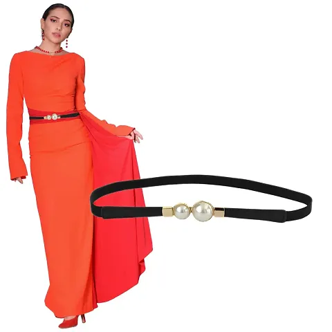 REDHORNS Women Belt Casual Thin Belt For Dress Skirt Waist Elegant Design Ladies Designer Waistband
