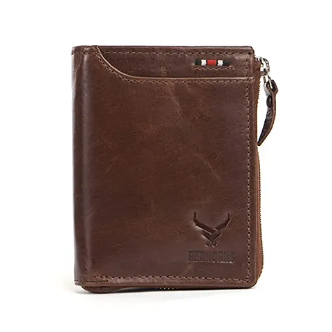 Stylish Faux Leather Zip Around Wallet