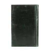 REDHORNS Genuine Leather Regular Wallet Card Holder with Multi Pockets for Men (Black)-thumb3