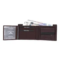 REDHORNS Genuine Leather Regular Wallet for Men (Antique Brown)-thumb3