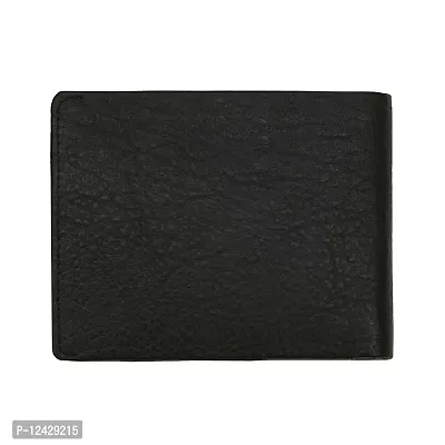 REDHORNS Top Grain Genuine Leather Wallet for Men | Royal Black Ultra Slim  Compact Purse | Handcrafted Ultra Strong Stitching | Zip with 9 Card Slots | Hidden Pockets with ID Slots - WM-621A (Black)-thumb5