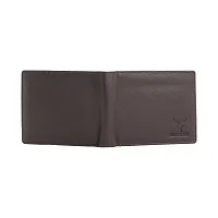 REDHORNS Stylish Genuine Leather Wallet for Men Lightweight Bi-Fold Slim Wallet with Card Holder Slots Purse for Men (A05R3_Dark Brown)-thumb3