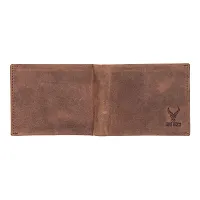 REDHORNS Genuine Leather Wallet for Men Slim Bi-Fold Gents Wallets with ATM Card ID Slots Purse for Men (315-Brown)-thumb4