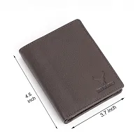 REDHORNS Stylish Genuine Leather Wallet for Men Lightweight Bi-Fold Slim Wallet with Card Holder Slots Purse for Men (A07R3_Dark Brown)-thumb4