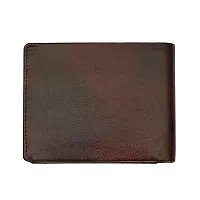 REDHORNS Top Grain Genuine Leather Wallet for Men | Brown Ultra Slim  Compact Purse | Handcrafted Ultra Strong Stitching | Zip with 9 Card Slots | Hidden Pockets with ID Slots - WM-621E (B. Brown)-thumb4