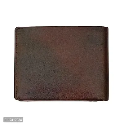 REDHORNS Top Grain Genuine Leather Wallet for Men | Brown Ultra Slim  Compact Purse | Handcrafted Ultra Strong Stitching | Zip with 9 Card Slots | Hidden Pockets with ID Slots - WM-621E (B. Brown)-thumb5