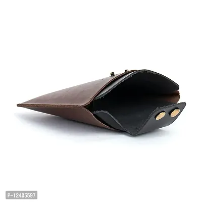 REDHORNS Genuine Leather Regular Card Holder Wallet for Men (Brown)-thumb3
