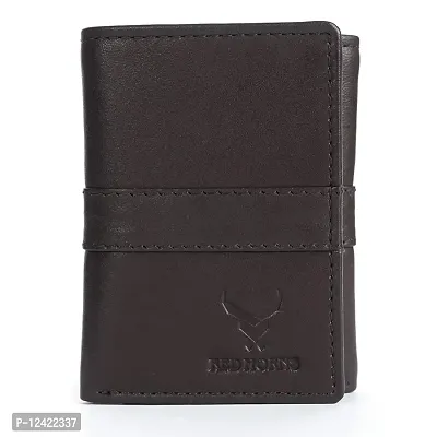 HIDE & SKIN Unisex Leather RFID Card Holder Cum TRI-FOLD Wallet (Antique  Brown) : Amazon.in: Bags, Wallets and Luggage