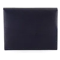 REDHORNS Genuine Leather Card Holder Money Wallet Slim Credit Debit Coin Purse for Men & Women (RD381I_Blue)-thumb1