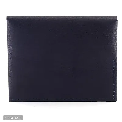 REDHORNS Genuine Leather Card Holder Money Wallet Slim Credit Debit Coin Purse for Men & Women (RD381I_Blue)-thumb2