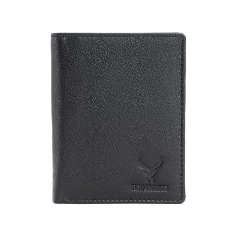REDHORNS Stylish Genuine Leather Wallet for Men Lightweight Bi-Fold Slim Wallet with Card Holder Slots Purse for Men (A07)