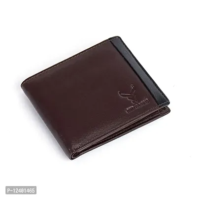 REDHORNS Genuine Leather Regular Wallet for Men (Antique Brown)-thumb0