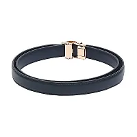 REDHORNS PU Leather Waist Belt for Women Dresses Star Design Adjustable Slim Belt for Ladies Saree - Free Size (LD129I-GLD, Blue)-thumb4