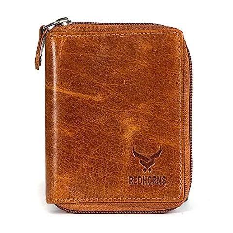 REDHORNS Genuine Leather Regular Card Holder