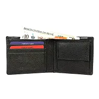 REDHORNS Genuine Leather Wallet for Men Slim Bi-Fold Gents Wallets with ATM Card ID Slots Purse for Men (344H-Green)-thumb2